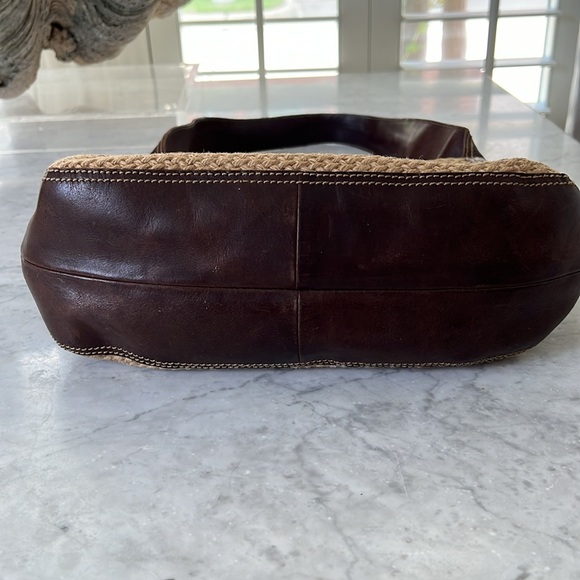 Bottega Veneta Brown and Tan Woven Bag - Picture 8 of 11